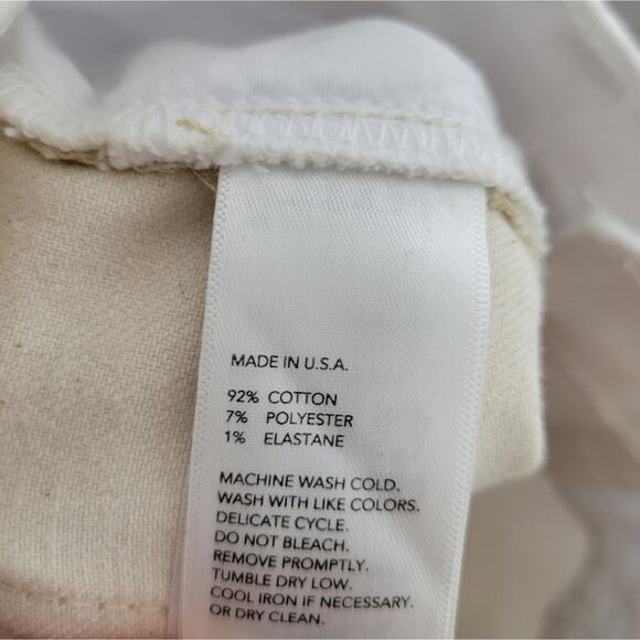 Kate Spade Saturday White/Tan Two-tone Jeans, size 24 - Picture 6 of 6